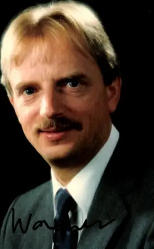 Ak Herbert Wagner, Oberbürgermeister Dresden, Portrait, Autogramm