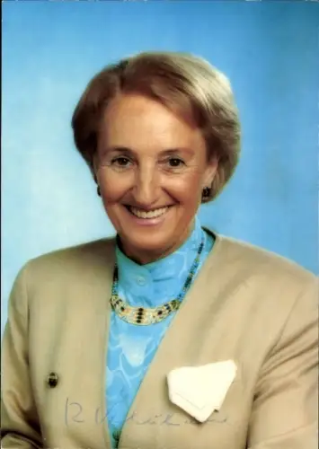 Autogrammkarte Politikerin Roswitha Verhülsdonk, Autogramm