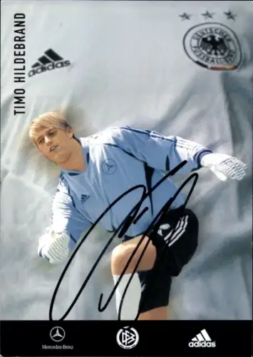 Autogrammkarte Fußballer Timo Hildebrand, Deutsche Nationalmannschaft, Autogramm