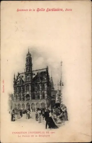 CPA Paris, Exposition Universelle de 1900, Palais de la Belgique