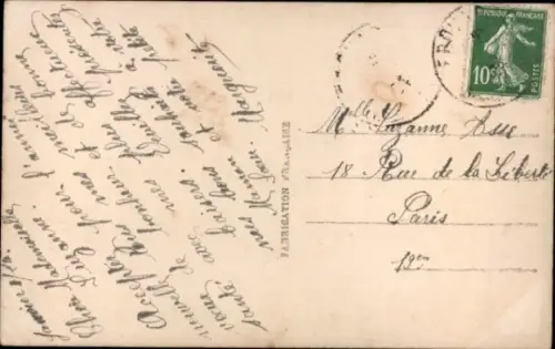 Ak Junge Frau mit Hut, Portrait