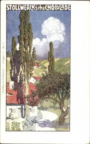 Künstler Ak Stollwerck'sche Schokolade, Werbung, Reklame, Gruppe 7, No 1
