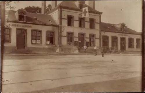 Foto Ak Pontfaverger Moronvilliers Marne, Partie am Lazarett, Ecole des Garcons, I WK
