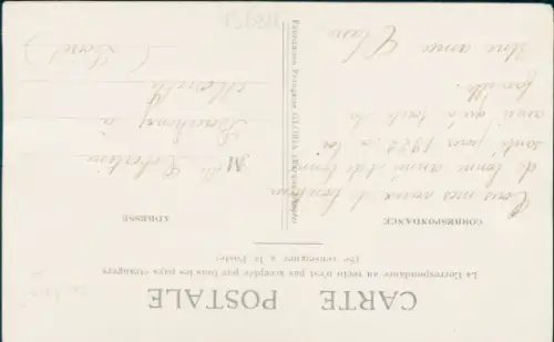 Seidenstick Ak Weiße Blumen