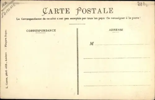 Ak Amiens Somme, Habitation rue de Ville