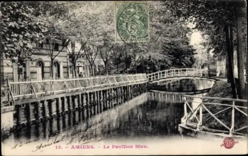 Ak Amiens Somme, Le Pavillon Bleu