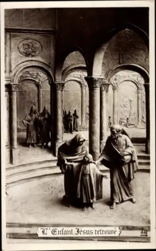 Künstler Ak Mastroianni, D., Enfant Jesus retrouve