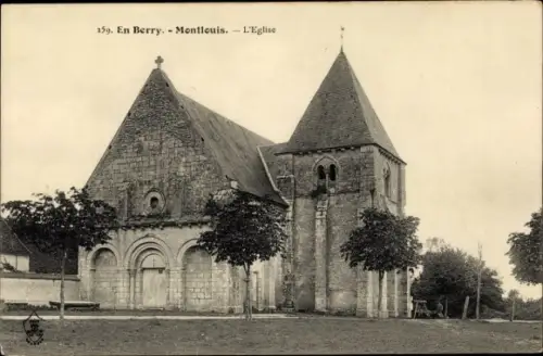 Ak Montlouis Cher, L´Église
