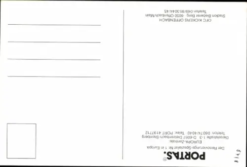 Autogrammkarte Fußballer Ralf Hahn, Kickers Offenbach, Autogramm