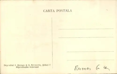 Ak Junger Mann in rumänischer Volkstracht