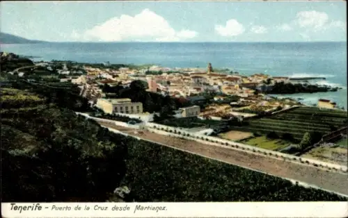 Ak Puerto de la Cruz Tenerife Teneriffa Kanarische Inseln, Puerto de la Cruz, Blick von Martianez