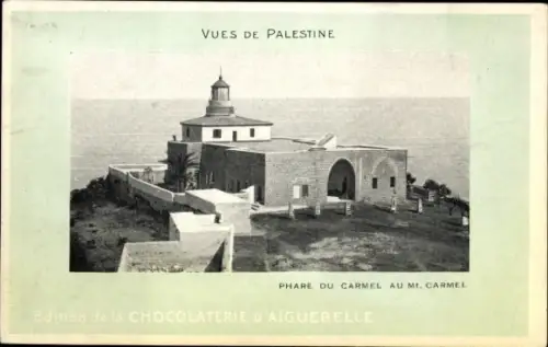 CPA Palestine, Phare du Carmel