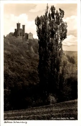 Ak Balduinstein an der Lahn, Schloss Schaumburg