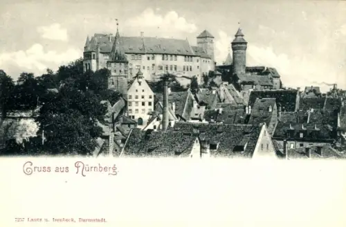 Ak Nürnberg, die Burg