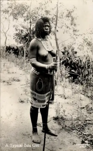 Ak Südafrika, Zulu-Frau