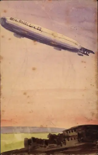 Ak Zeppelin, Luftschiff