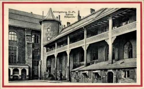 Ak Kaliningrad Königsberg Ostpreußen, Schloss, Blutgericht