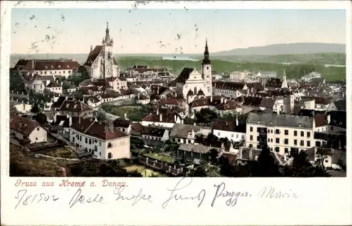Ak Krems an der Donau Niederösterreich, Gesamtansicht