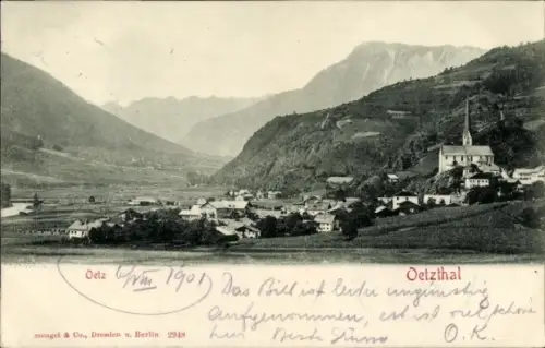 Ak Oetz Ötz in Tirol, Panorama, Oetztal