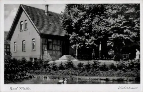 Ak Melle in Niedersachsen, Weberhaus