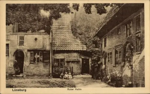 Ak Lüneburg in Niedersachsen, Roter Hahn