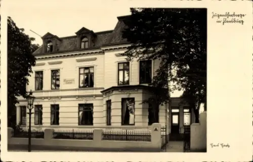 Ak Flensburg in Schleswig Holstein, Jugendherberge, Fotograf Hans Hartz
