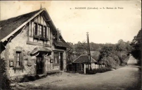 Ak Manerbe Calvados, Le Bureau de Poste