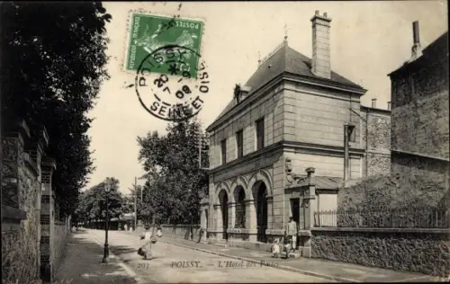 Ak Poissy Yvelines, L'Hotel des Postes