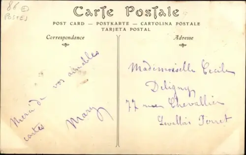 Ak Poissy Yvelines, L'Hotel des Postes