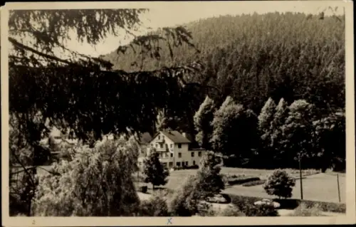 Ak Meuselbach Schwarzmühle Schwarzatal in Thüringen, Pension Haus Daheim