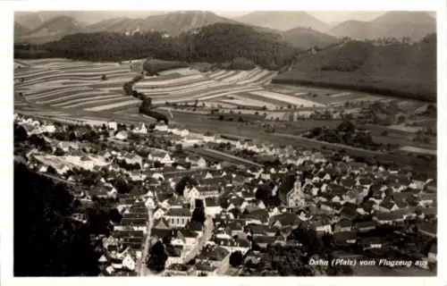 Ak Dahn in der Pfalz, Fliegeraufnahme