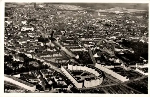 Ak Kaiserslautern in der Pfalz, Fliegeraufnahme