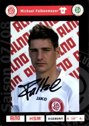 Autogrammkarte Fußballer Michael Falkenmayer, SC Pfullendorf, Autogramm
