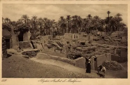 CPA Abydos Égypte, Arabet el Madfune