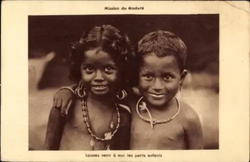 Ak Mission du Maduré, Laissez venir à moi les petits enfants