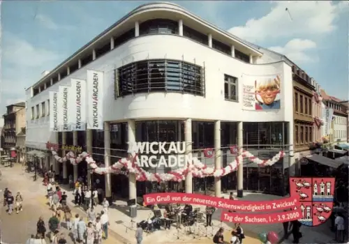 Ak Zwickau in Sachsen, Zwickauer Arcaden
