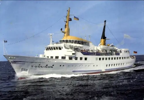 Ak Fährschiff MS Poseidon, Fahrgastschiff