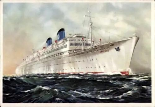 Ak Passagierschiff, Dampfer Irpinia, SITMAR