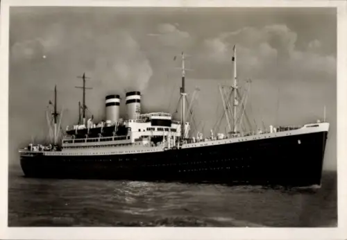 Ak Schnelldampfer Hansa, HAPAG, Fotograf Hans Hartz