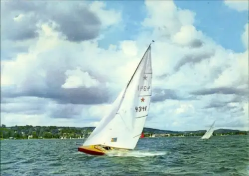 Ak Starnberger See, Regatta, Segelboot