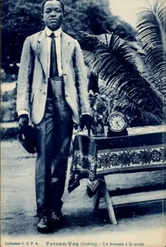 Ak Fernan Vaz Gabon, ein modischer Mann