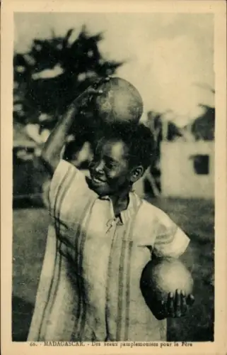 Ak Madagaskar, Pour offrir au Père, cocotiers