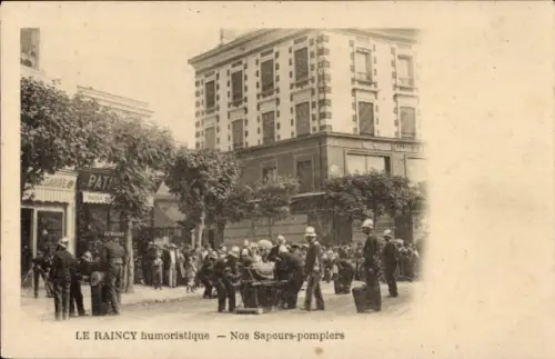 CPA Le Raincy Seine Saint Denis, Nos Sapeurs-pompiers