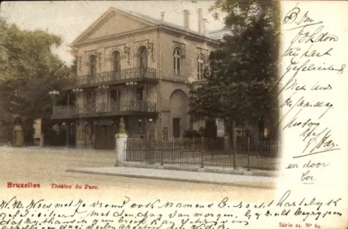 Ak Brüssel, Theatre du Parc