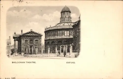 Ak Oxford Oxfordshire England, Sheldonian Theatre