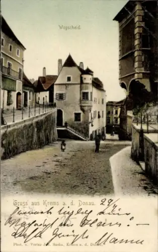 Ak Krems an der Donau Niederösterreich, Wegscheid