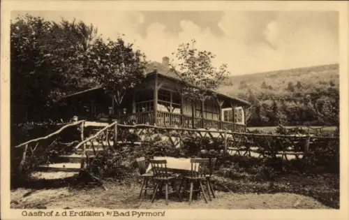 Ak Bad Pyrmont in Niedersachsen, Gasthof z. d. Erdfällen