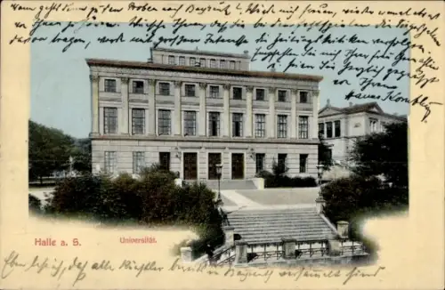 Ak Halle an der Saale, Universität