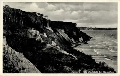 Ak Ostsee Samland Ostpreußen, Steilküste