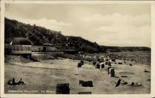 Ak Swetlogorsk Ostseebad Rauschen Ostpreußen, Am Strand